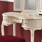 Drewniana toaletka z szufladami i lustrem Made in Italy - Luxury Viadurini