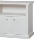 Stolik pod telewizor z otwartą półką i 2 drzwiami Made in Italy - Alpan Viadurini