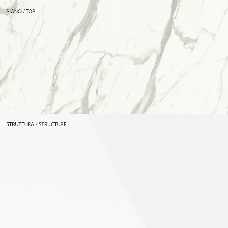 Drewniana szafka pod telewizor z 1 drzwiami i 2 szufladami - Tantalo Viadurini