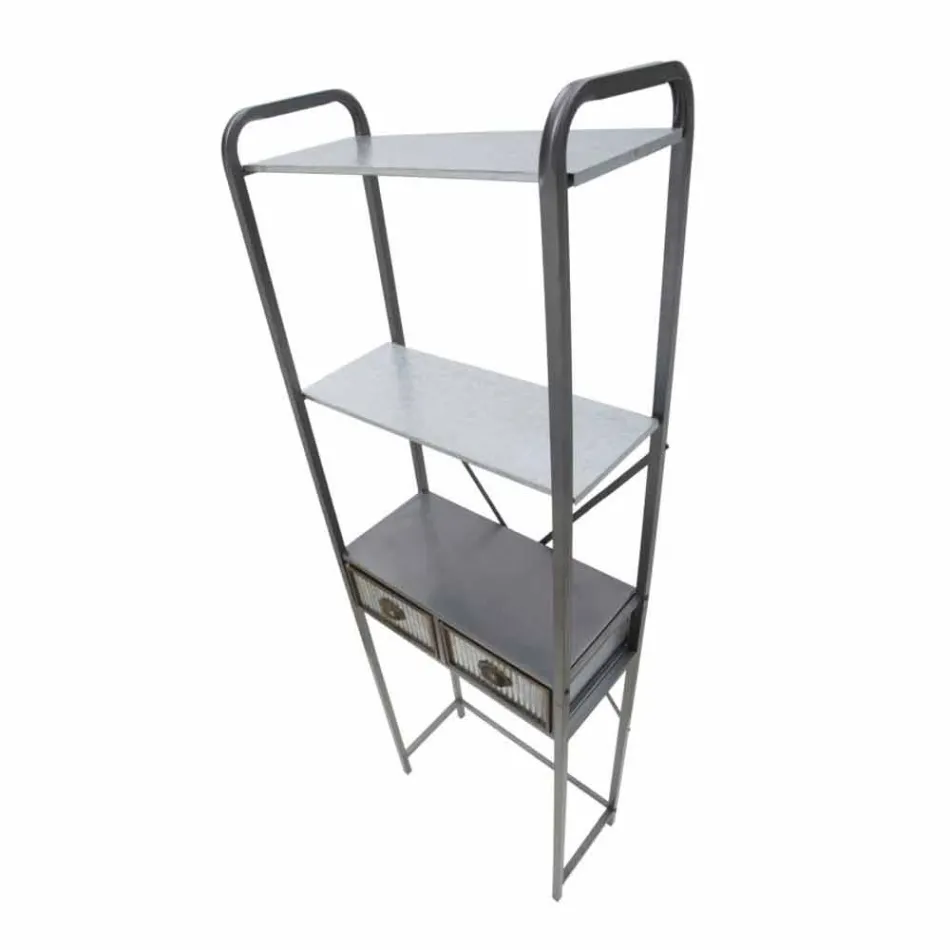 Szafka łazienkowa w stylu industrialnym z żelaza - Pome Viadurini