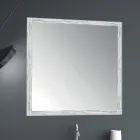 Meble łazienkowe naziemne z miedzianego metalu i białego Mdf Made in Italy - Cizco Viadurini