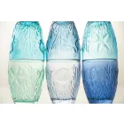 Nowoczesne niebieskie szklanki w kolorze 6 sztuk Water Service - Mazara Viadurini