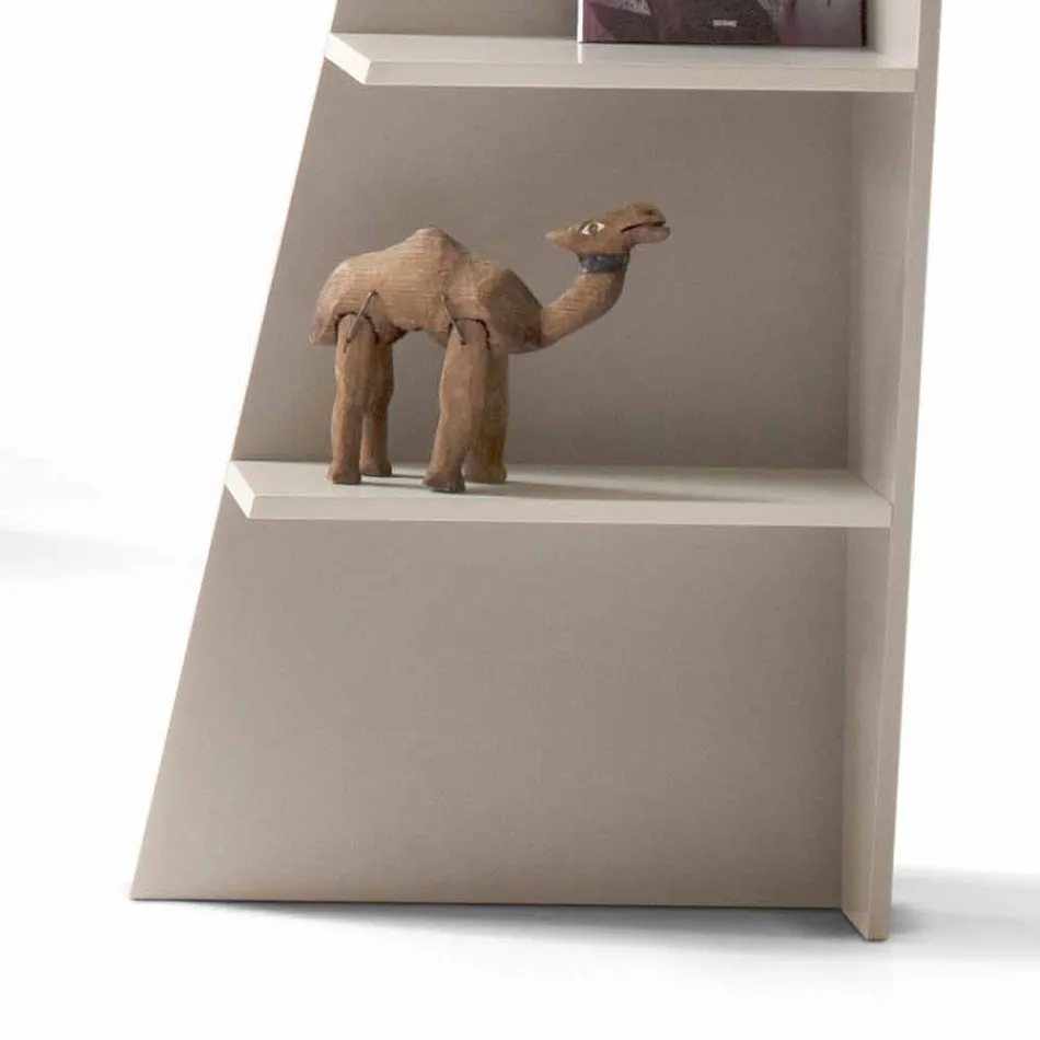 Regał na projekt domu Esquina MDF lakierowany H220cm wykonany we Włoszech Viadurini