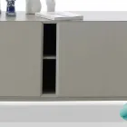 Kredens design My Home Mirage z lakierowanego MDF H71xL210cm wyprodukowanego we Włoszech Viadurini