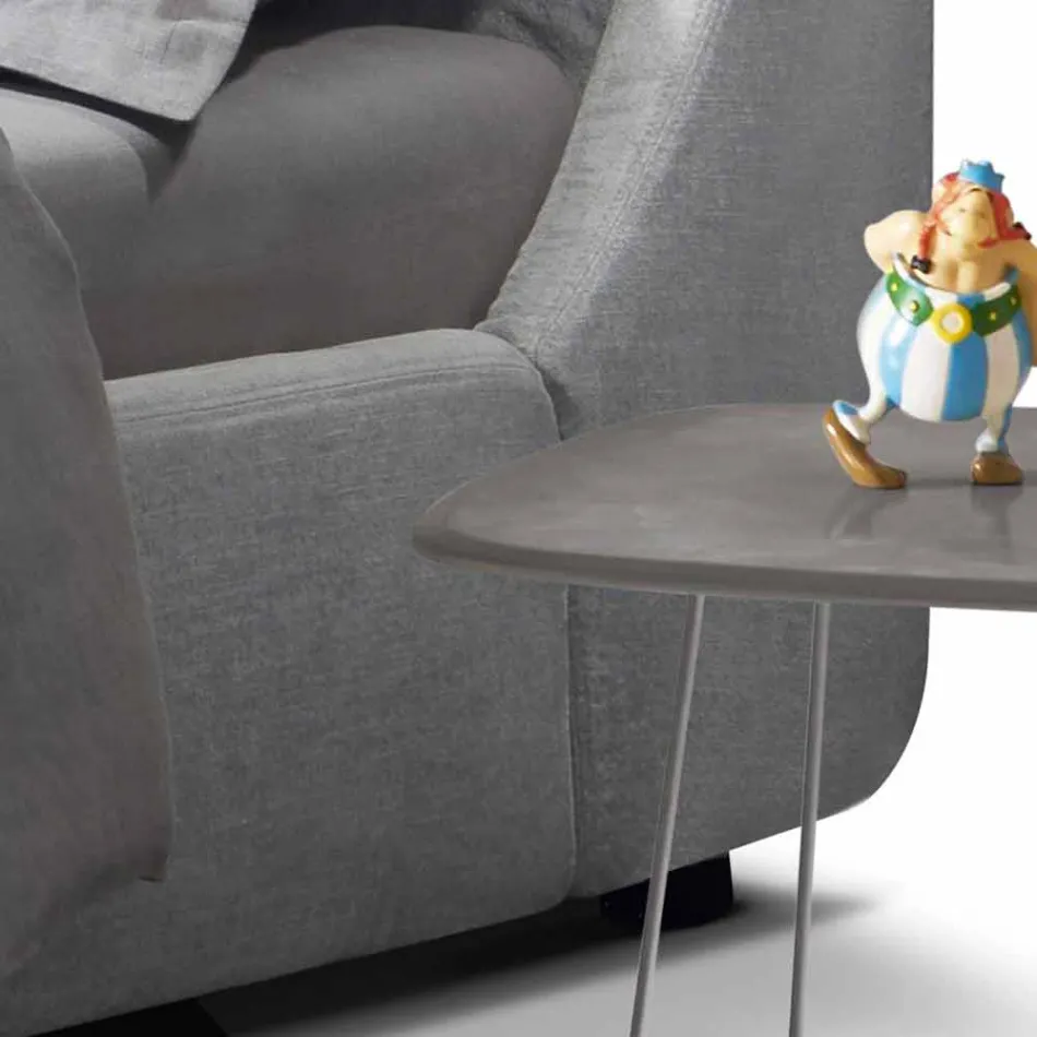 My Home Sleepway tapicerowane podwójne łóżko 180x90cm wykonane we Włoszech Viadurini