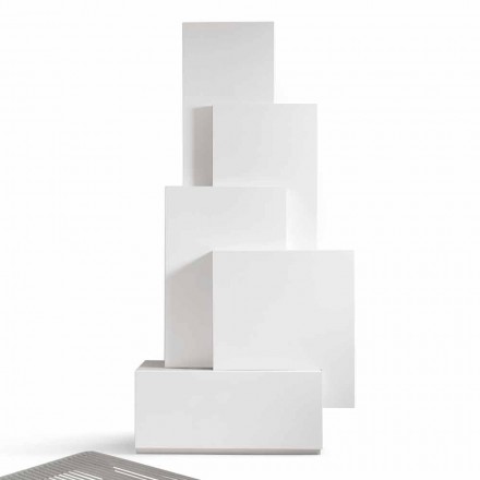 My Home Tetris mobilny salon zaprojektowany w stylu MDF H196cm wykonany we Włoszech Viadurini