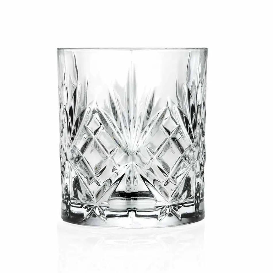 Staroświeckie niskie kieliszki koktajlowe Tumbler 12 sztuk Crystal - Cantabile Viadurini