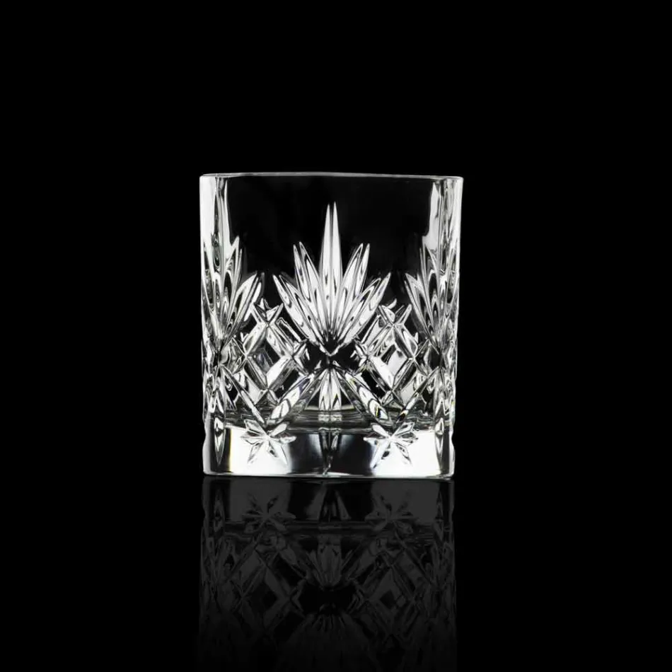 Staroświeckie niskie kieliszki koktajlowe Tumbler 12 sztuk Crystal - Cantabile Viadurini