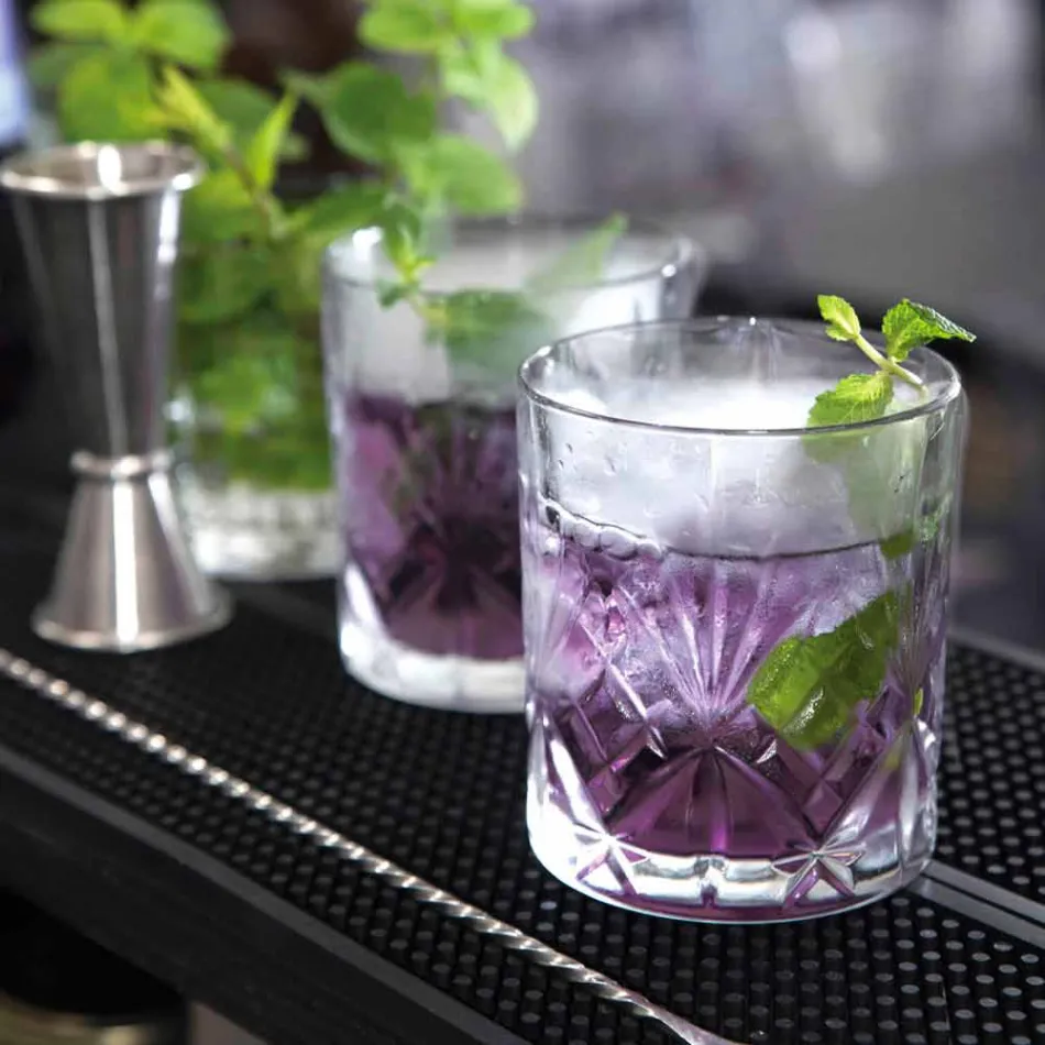 Staroświeckie niskie kieliszki koktajlowe Tumbler 12 sztuk Crystal - Cantabile Viadurini