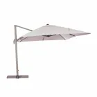 Parasol zewnętrzny 3x4 z poliestrem w kolorze piaskowym - tkanina flamingo Viadurini