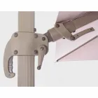 Parasol zewnętrzny 3x4 z poliestrem w kolorze piaskowym - tkanina flamingo Viadurini