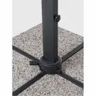 Parasol zewnętrzny 4x4 z jasnoszarego poliestru i aluminium - Daniel Viadurini