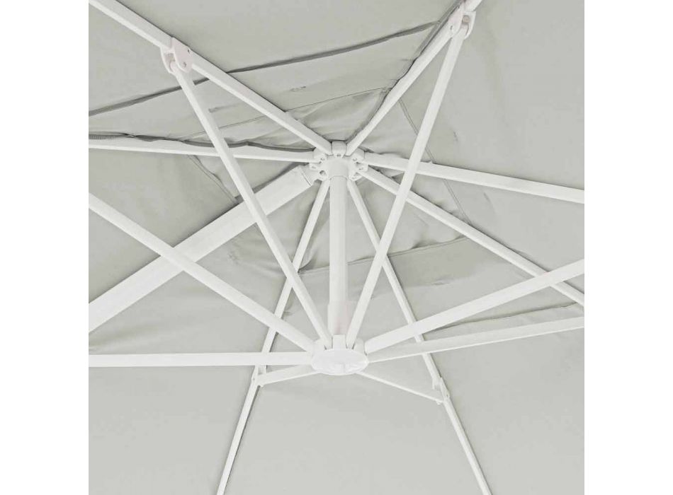 Aluminiowy parasol ogrodowy 3x4 z tkaniną poliestrową - Fasma