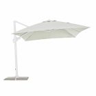 Aluminiowy parasol ogrodowy 3x4 z tkaniną poliestrową - Fasma Viadurini