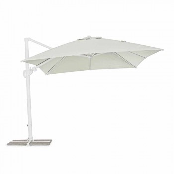Aluminiowy parasol ogrodowy 3x4 z tkaniną poliestrową - Fasma