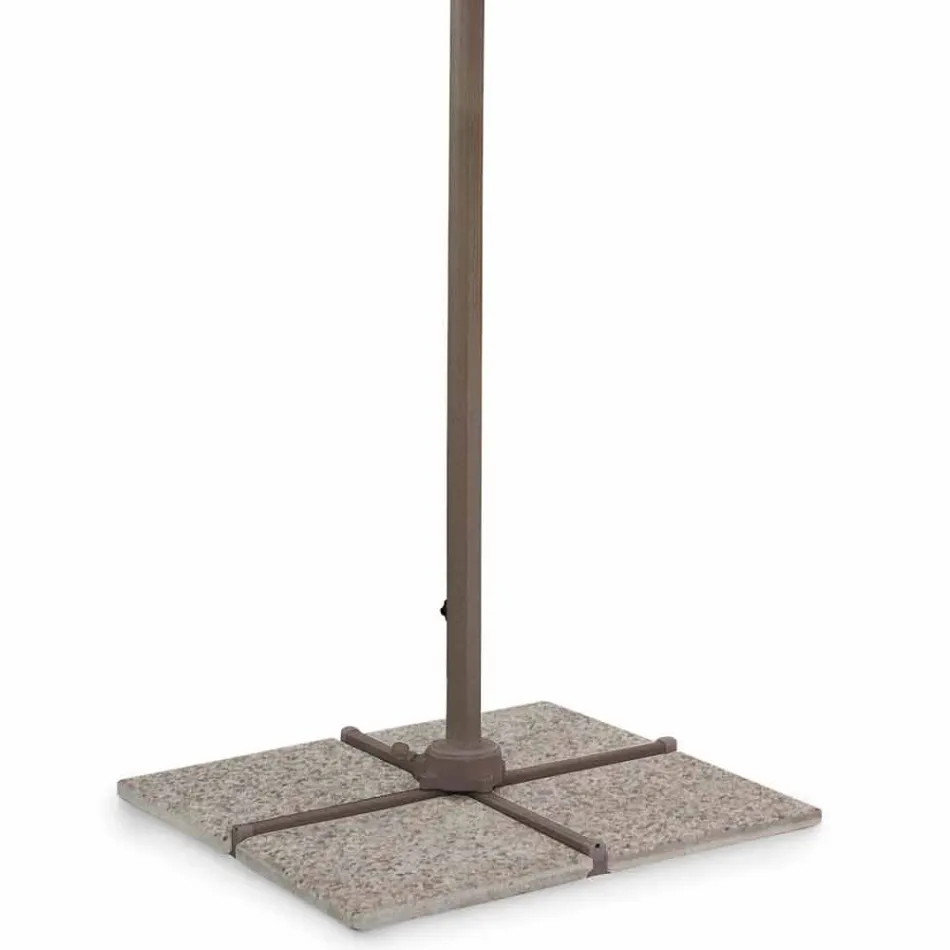 Parasol ogrodowy 3x4 z poliestru o konstrukcji aluminiowej - Texas Viadurini