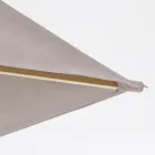 Parasol ogrodowy z płótnem poliestrowym w kolorze gołębim szarym 3x4 m, Homemotion - Lucius Viadurini