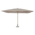 Parasol ogrodowy z szarą tkaniną poliestrową w kształcie gołębicy 3x4 m, Homemotion - Lucius