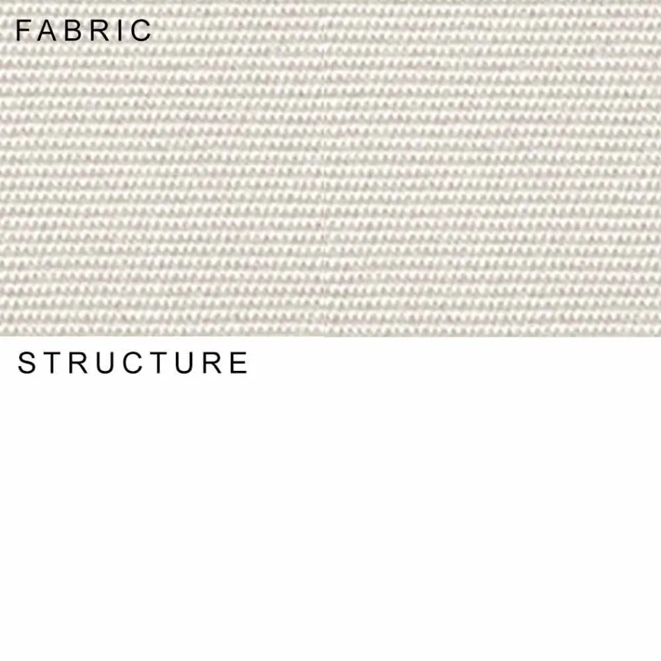 Parasol ogrodowy z tkaniny akrylowej i aluminium Made in Italy - Solero Viadurini