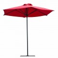 Luksusowa tkanina i aluminiowy parasol ogrodowy Made in Italy - Meridio