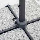 Parasol poliestrowy z uchwytem i bocznym drążkiem - Nexa Viadurini