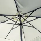 Parasol kwadratowy 3x3 metry z poliestru powlekanego żywicą - Arbor Viadurini