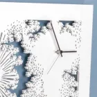 Zaprojektuj zegar ścienny z białego drewna lub prostokątnego gołębia - Artificio Viadurini