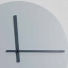 Okrągły zegar ścienny o nowoczesnym designie w kolorze szarym i niebieskim Made in Italy - Umbriel Viadurini