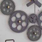 Zegar ścienny Vintage Design ze stalową konstrukcją Homemotion - Gimbo Viadurini