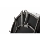 Nowoczesny okrągły zegar ścienny z żelaza i MDF - Hope Viadurini