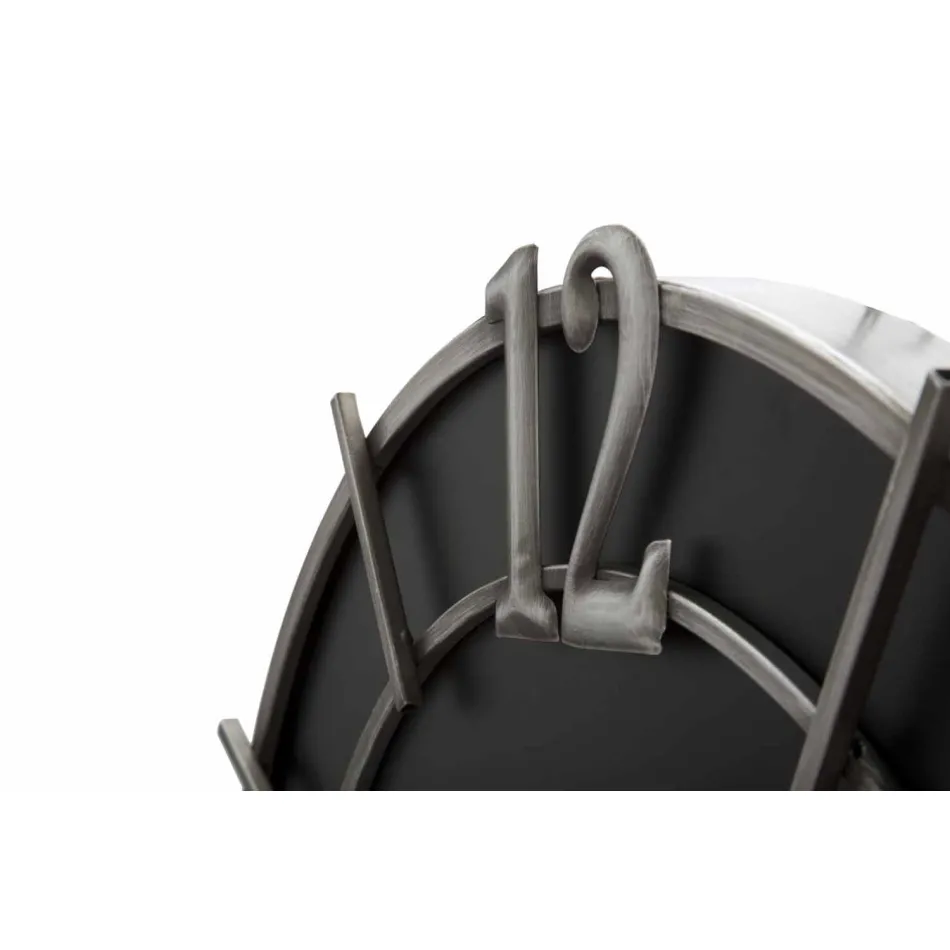 Nowoczesny okrągły zegar ścienny z żelaza i MDF - Hope Viadurini