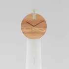 Designerski zegar wahadłowy ze stalową konstrukcją Made in Italy - Pendolino Viadurini