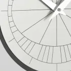 Zegar z ramą reliefową i polipropylenem w różnych kolorach - Lunarium Viadurini