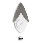 Zegar wahadłowy z metakrylanu bisatyny wyprodukowany we Włoszech - świetny Viadurini