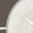 Zegar ścienny z metakrylanu i lnianą ramą Made in Italy - Battito Viadurini