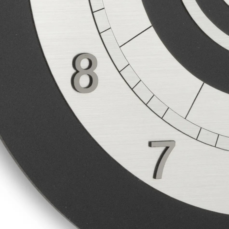 Zegar ścienny PVC w różnych odcieniach kolorów Made in Italy - Flux Viadurini