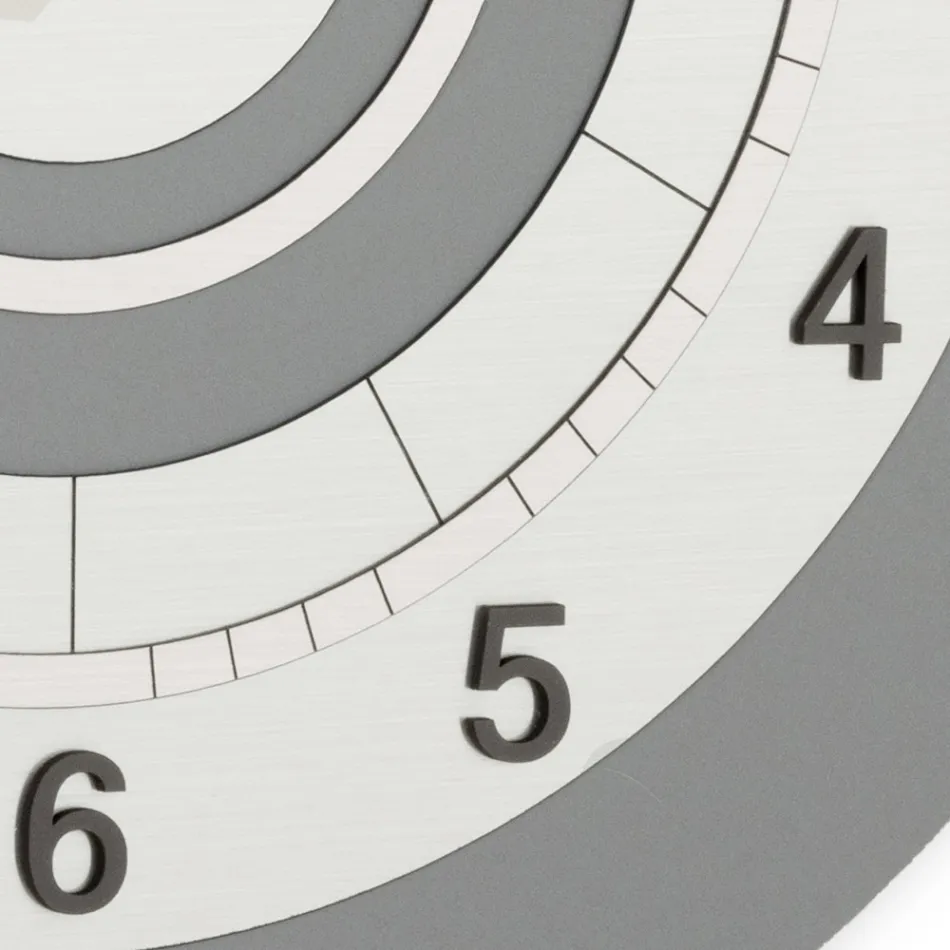 Zegar ścienny PVC w różnych odcieniach kolorów Made in Italy - Flux Viadurini