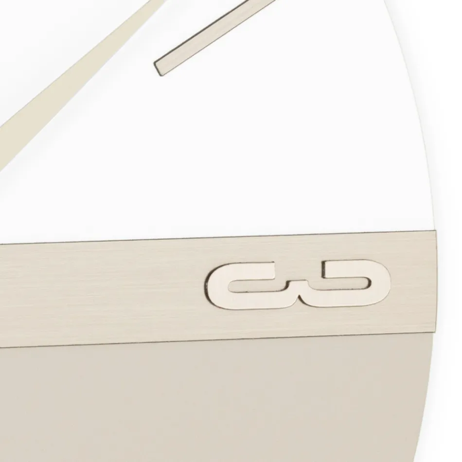 Zegar ścienny z częściowo rozszerzonego PVC o wysokiej gęstości, wyprodukowany we Włoszech - Ritmo Viadurini