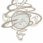 Elegancki i nowoczesny zegar ścienny z żelaza Made in Italy - Mikele Viadurini