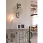 Designerski zegar ścienny z kolorowego żelaza Wykonany we Włoszech - Fiordaliso Viadurini