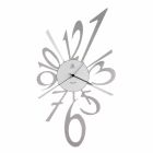 Designerski zegar ścienny z czarnego żelaza lub aluminium Wykonany we Włoszech - Oceano Viadurini