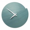 Zegar ścienny o nowoczesnym designie z naturalnego drewna Made in Italy - Cratere