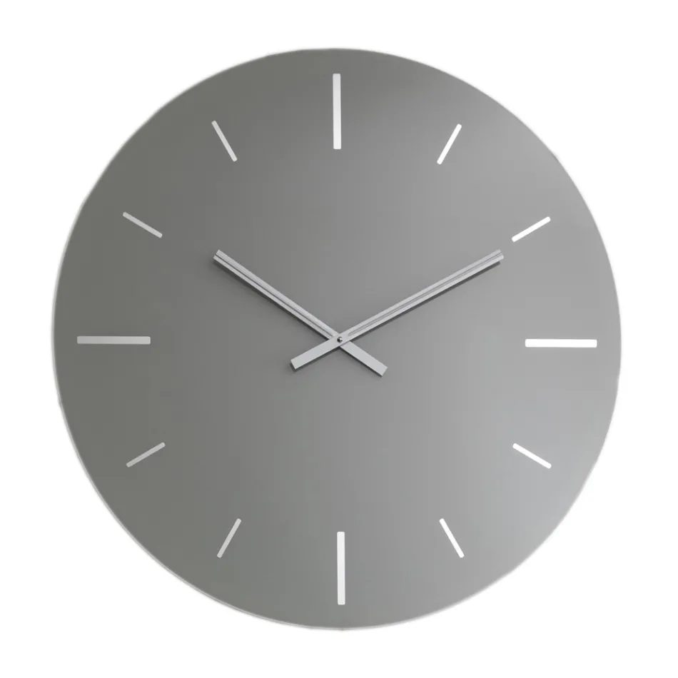 Okrągły, kolorowy, akrylowy zegar ścienny - Zaronte Viadurini