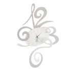 Zegar ścienny z czarnego żelaza, aluminium lub czerwieni Made in Italy - Rosbif Viadurini