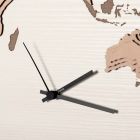 Drewniany zegar ścienny z dekoracją salonu Planisphere Design - Mappo Viadurini