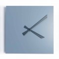 Przemysłowy i nowoczesny kwadratowy zegar ścienny o włoskim designie - Titan
