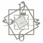 Nowoczesny żelazny zegar ścienny o geometrycznym wzorze Made in Italy - Procida Viadurini