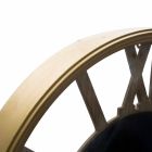 Okrągły zegar ścienny o średnicy 60 cm z płyty MDF - Krizia Viadurini