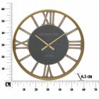 Okrągły zegar ścienny o średnicy 60 cm z płyty MDF - Krizia Viadurini