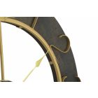 Okrągły zegar ścienny o średnicy 70 cm Nowoczesny design z żelaza i MDF - Tonia Viadurini